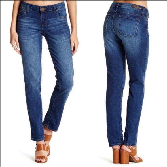 Kut from the Kloth Dark Wash Katy Boyfriend Jeans - Size 14 - Picture 1 of 7